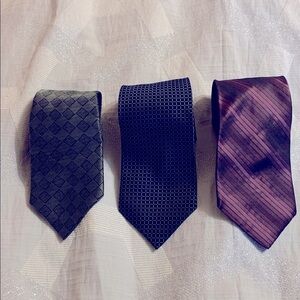 Set of 3 100% silk ties. price for all. Or buy separate neck tie.